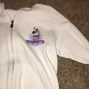 white vintage disneyland jacket